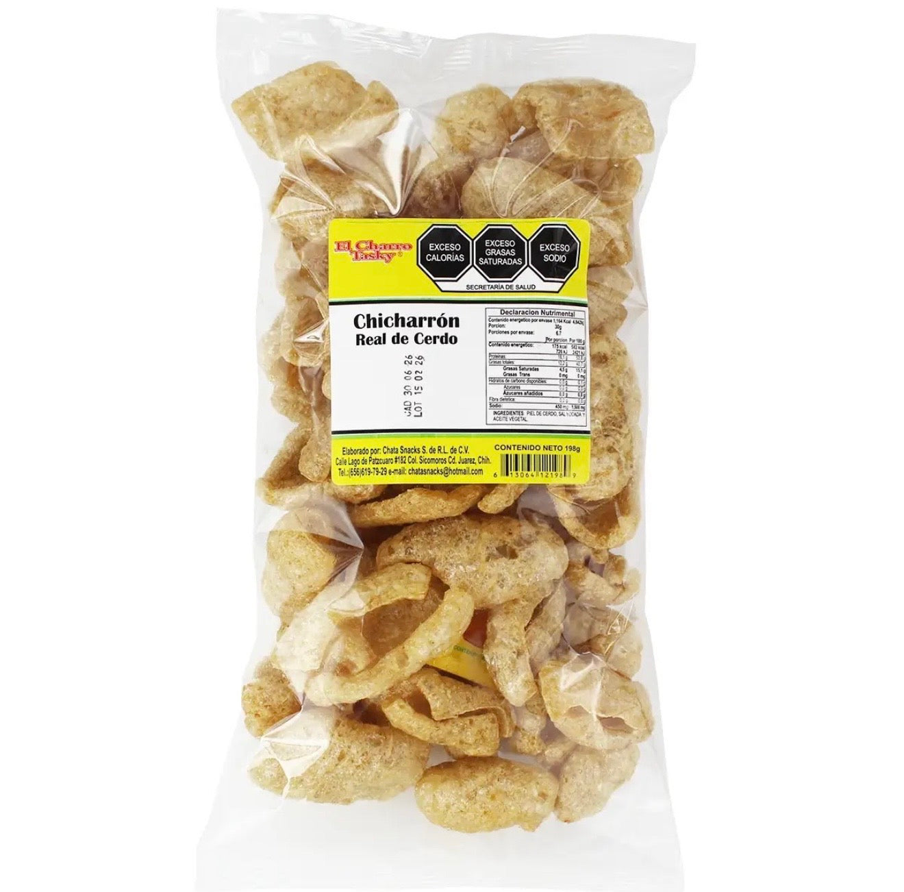 Chicharrón De Cerdo 198gr